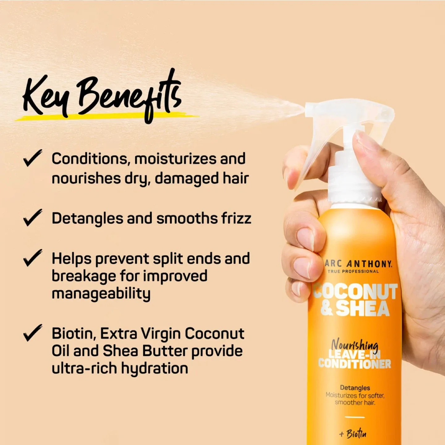 Marc Anthony Coconut & Shea Leave-In Conditioner image indicator(2)