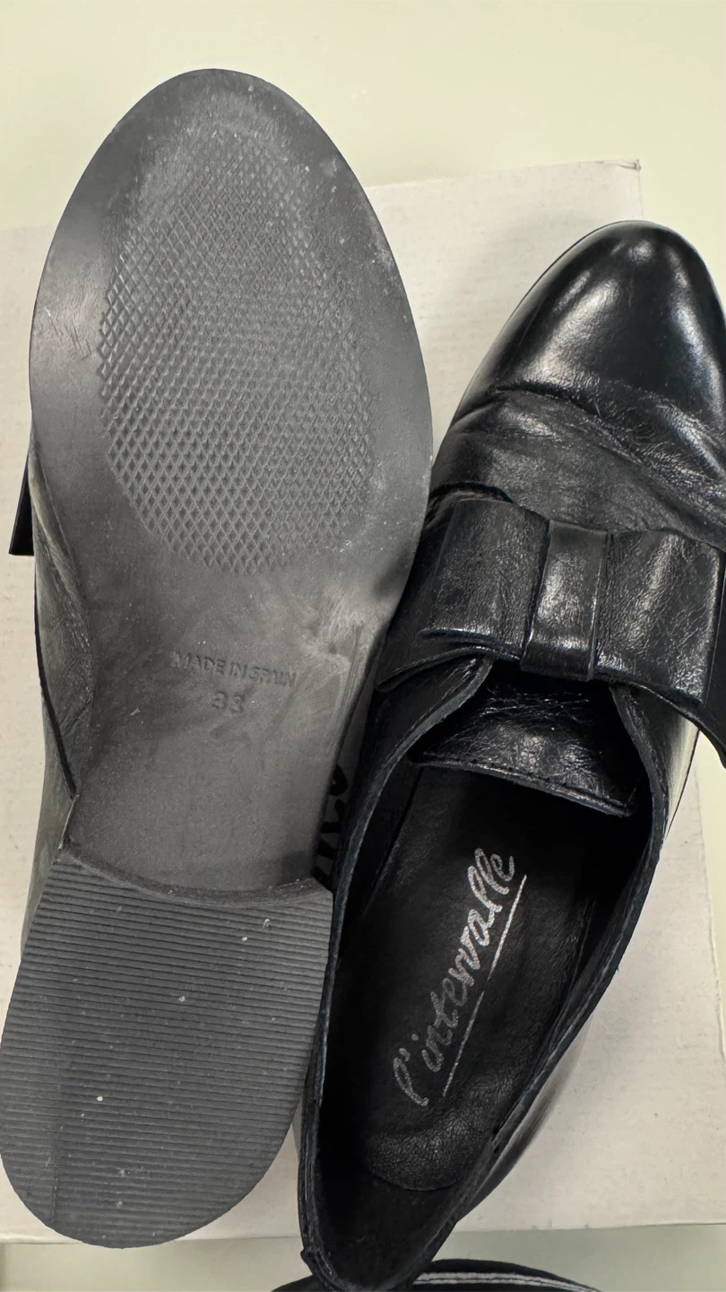 L'intervalle Black Leather Shoes Size 38 - photo 4