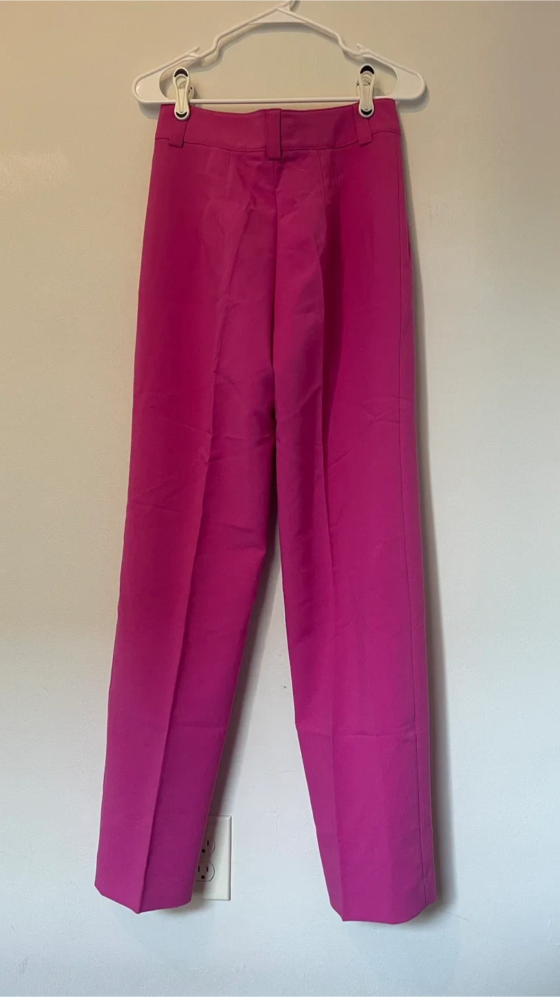 New - Zara Pink Pants - Size S image indicator(2)