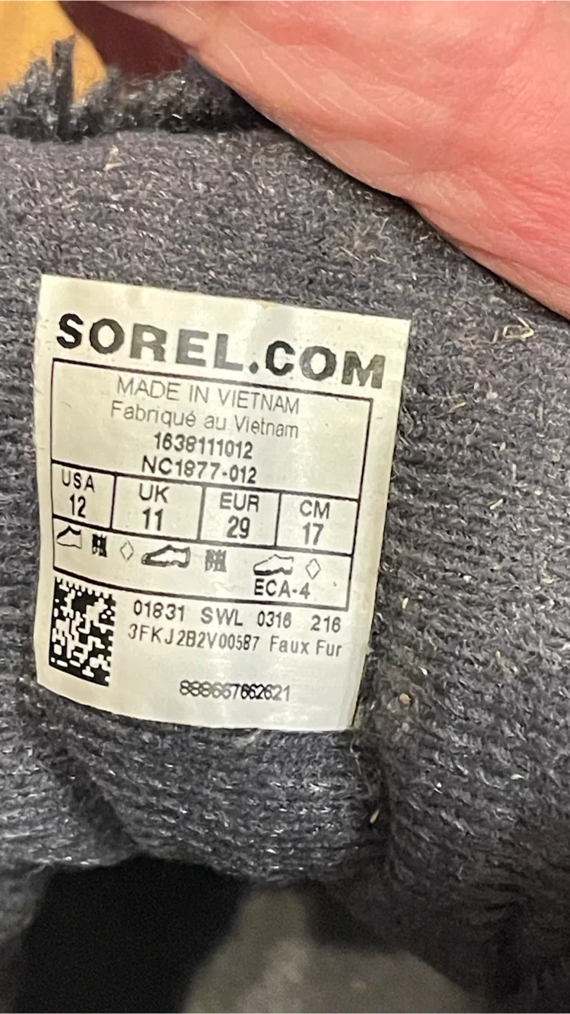 Sorel Snow Commander Boots - Youth Size 12 image indicator(4)