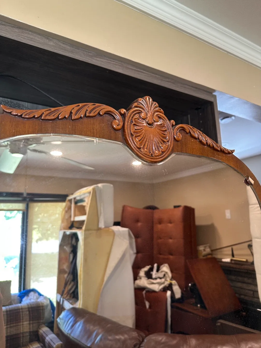 Antique Art Deco Waterfall Dresser (CAN DELIVER) image indicator(7)