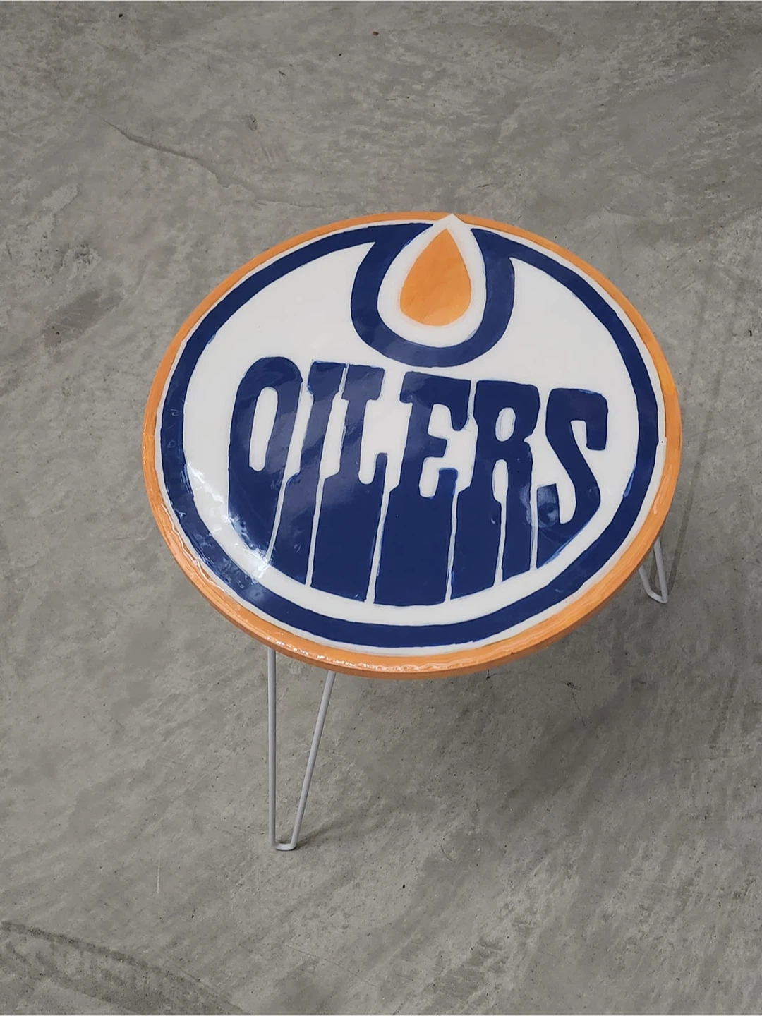 Handmade oilers coffee table - photo 2