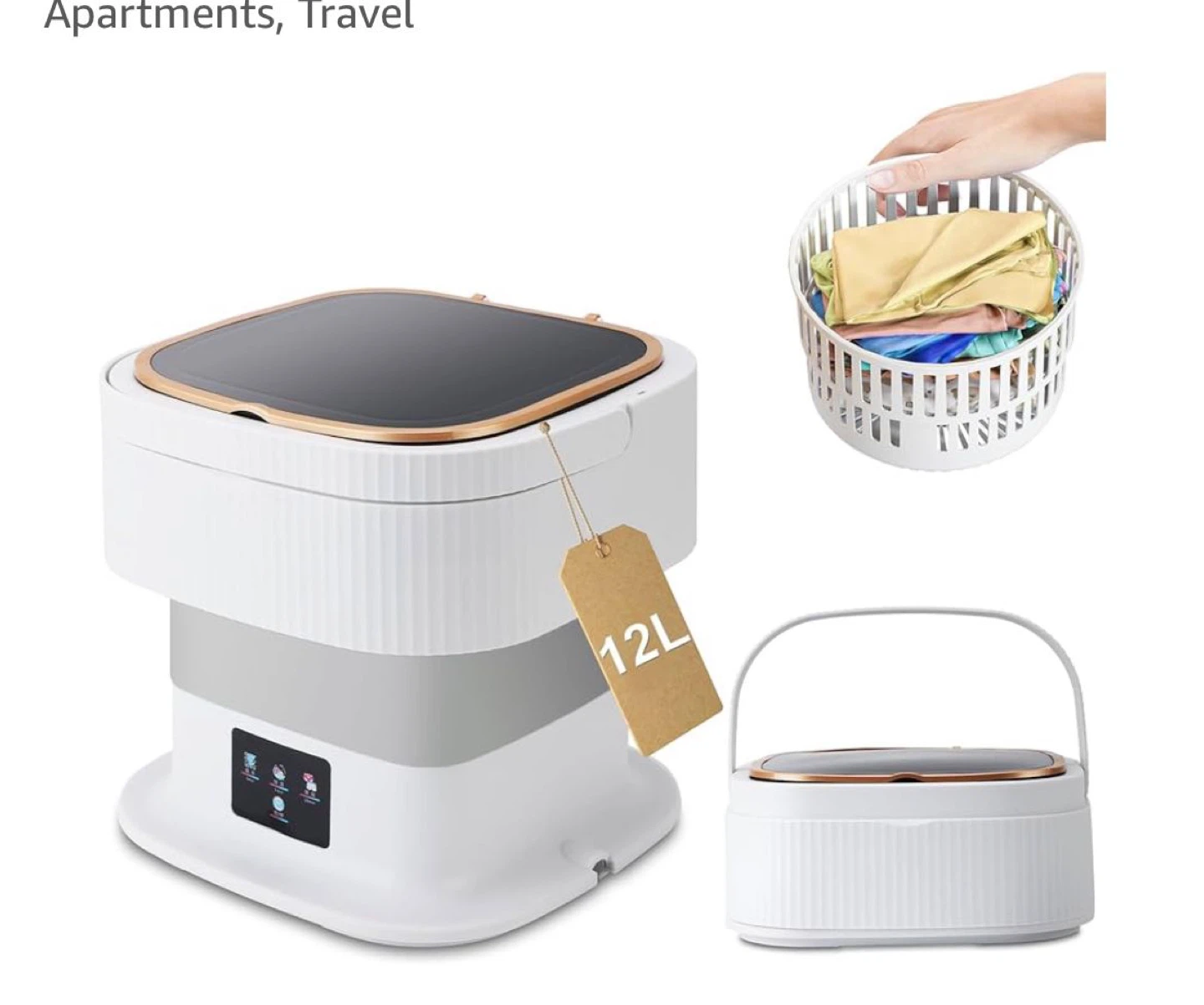 Mini Folding Washing Machine - 12L Capacity - photo 3