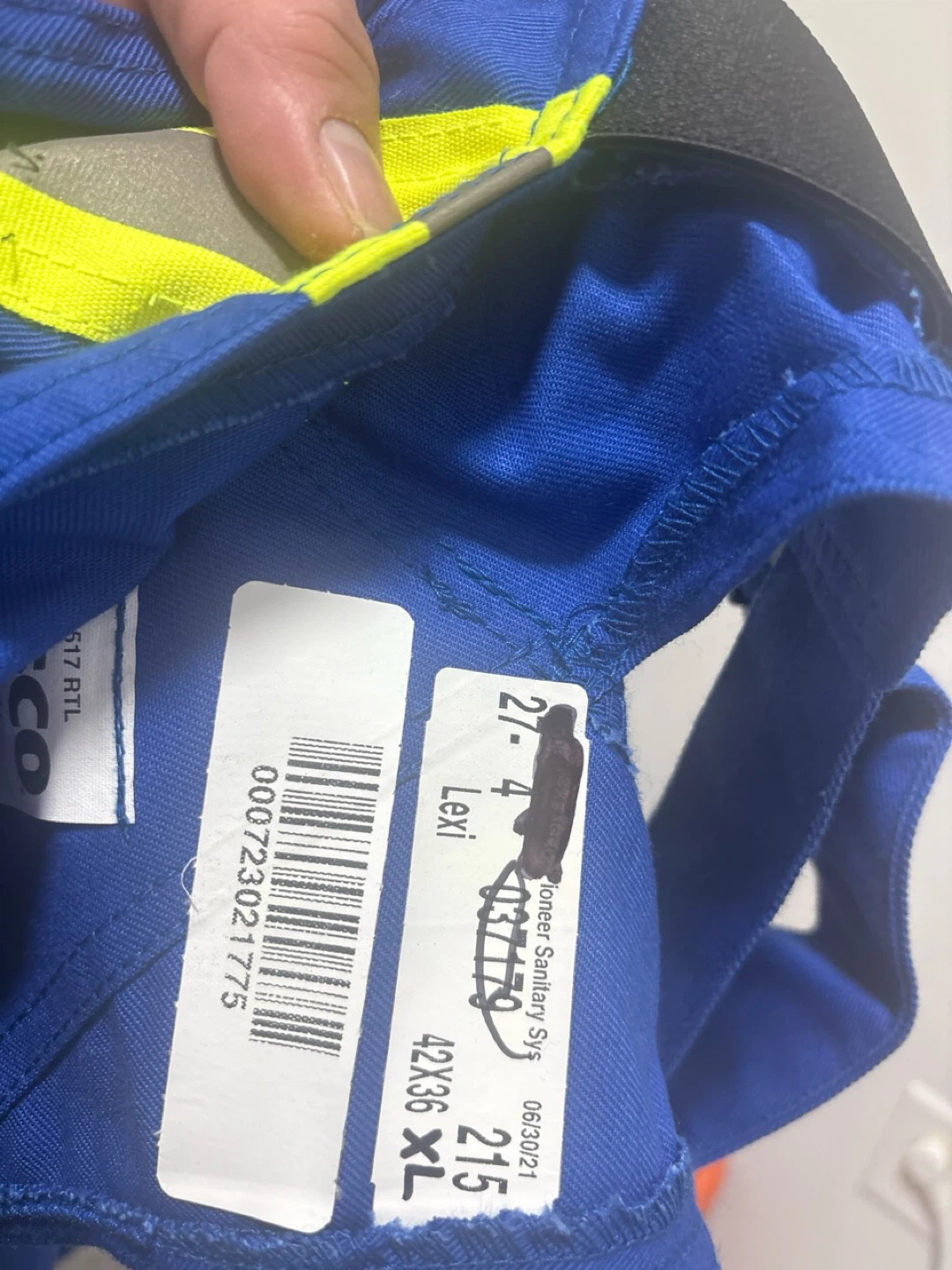 Pioneer Sanitary S/f Blue XL Coveralls - photo 2