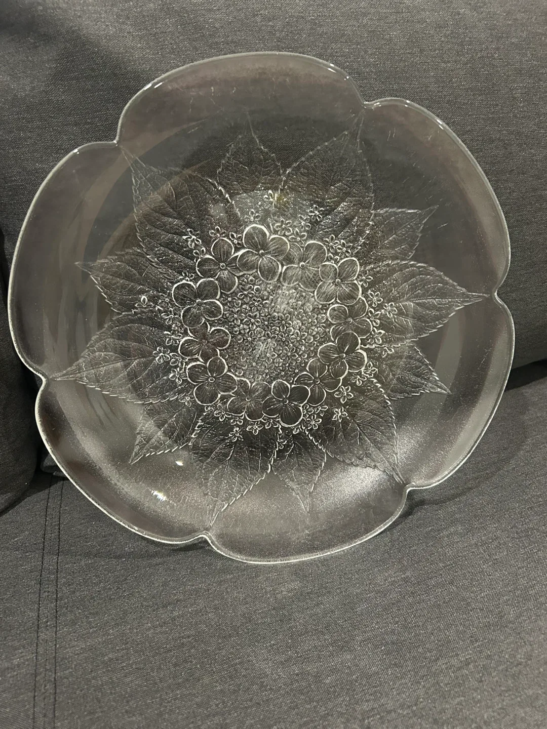 Vintage Mikasa Hoya Crystal Platter image indicator(2)