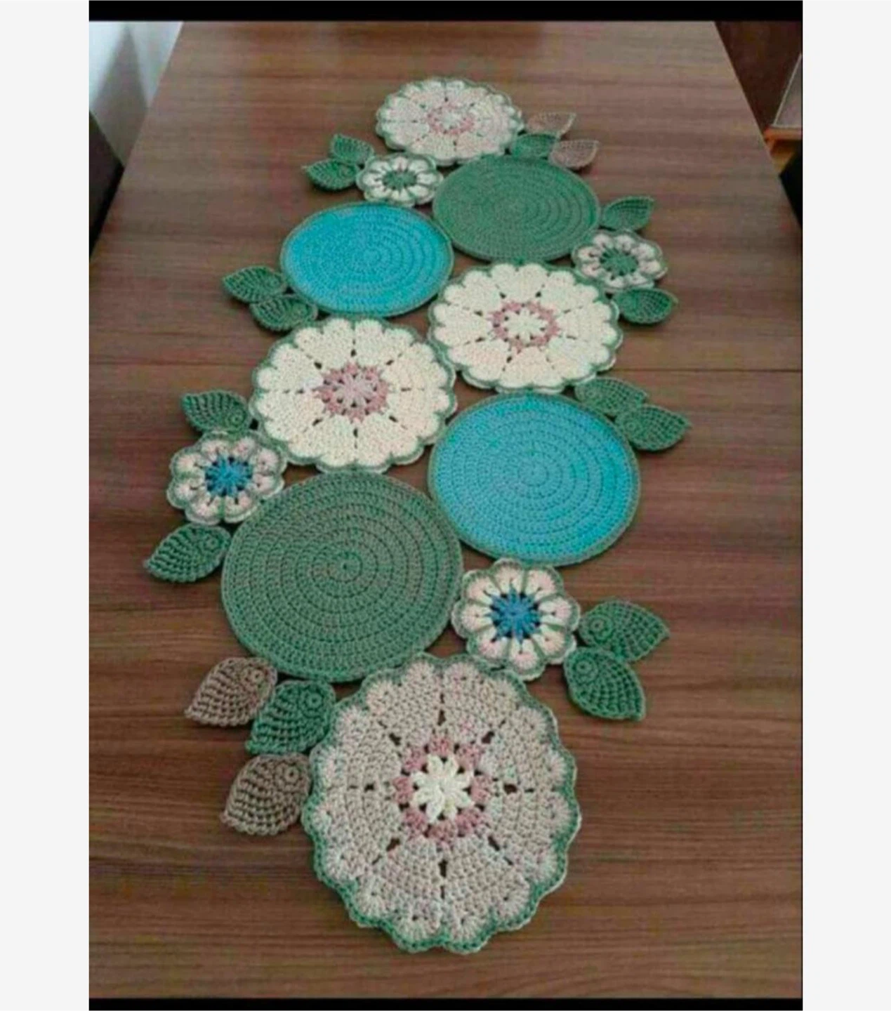 Handmade Crochet Table Runner