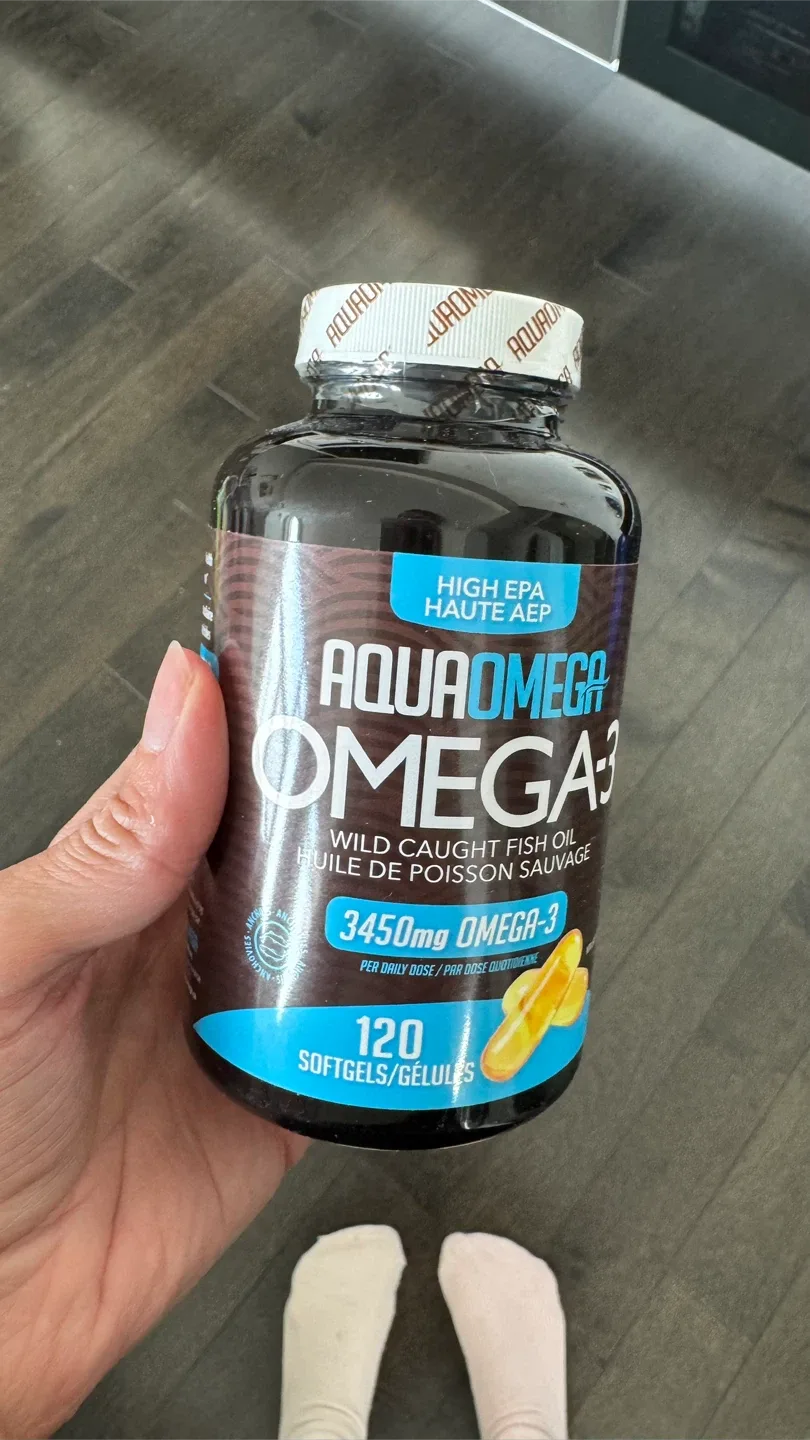 AquaOmega Omega-3 Wild Caught Fish Oil - New! thumbnail
