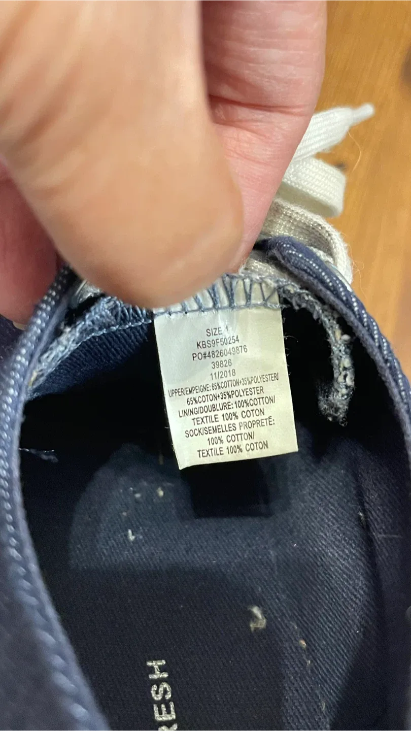 Joe Fresh Size 1 Kids Sneakers image indicator(4)