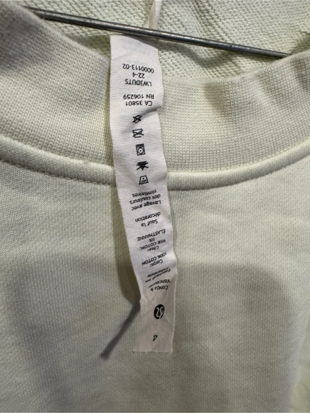 Lululemon Crewneck Sweatshirt Size 4 thumbnail