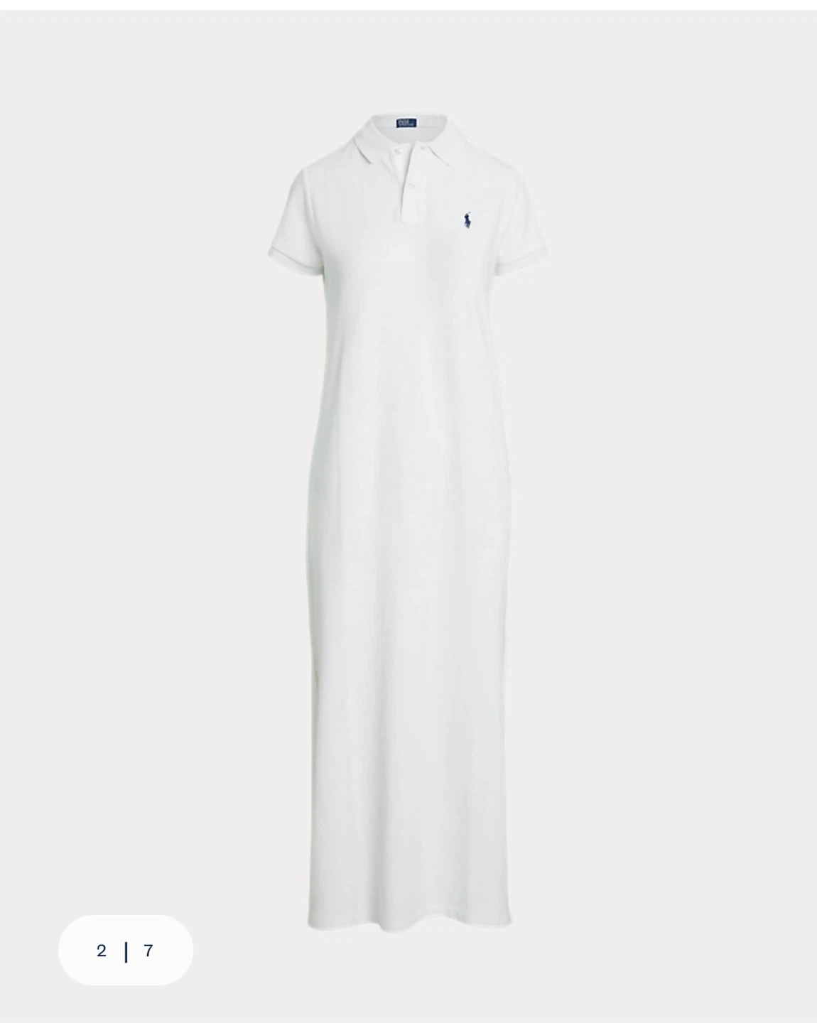 Ralph Lauren White Polo Dress - Size M