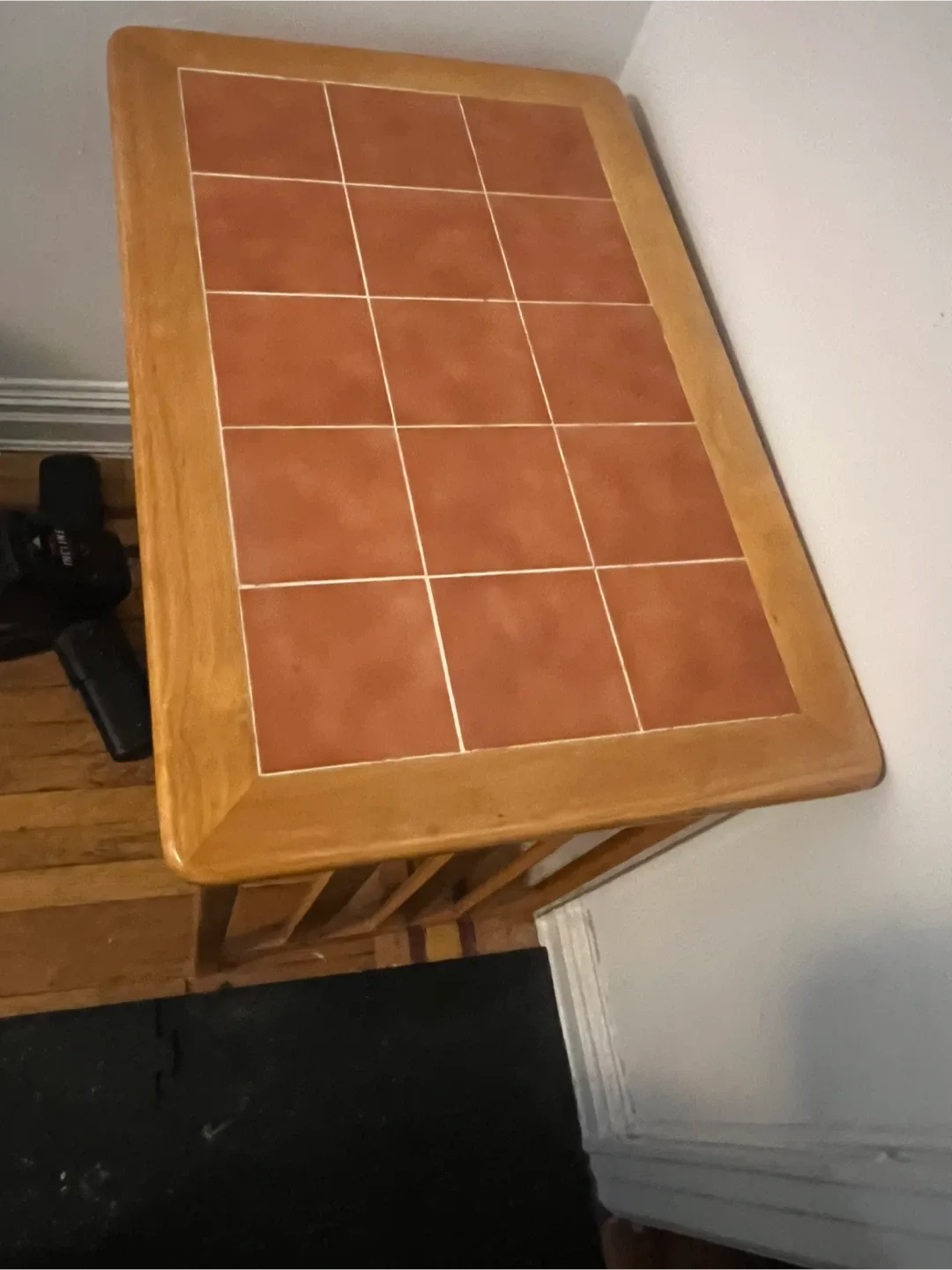 Tall Table Topped with Ceramic Tile image indicator(2)