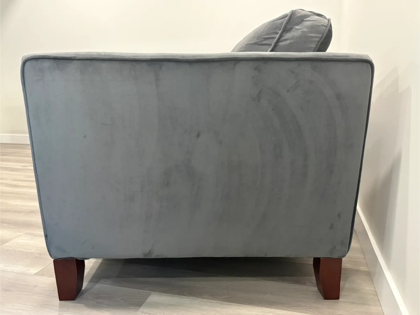 Grey Velvet Brielle Sofa image indicator(2)