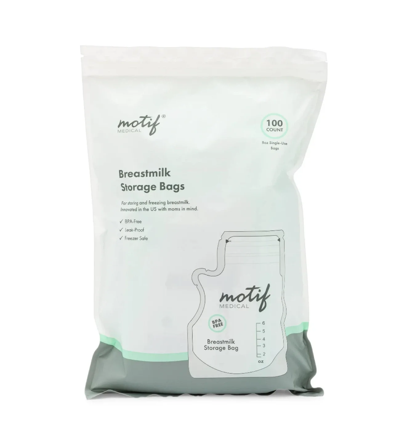 NEW 100 Motif Medical Milk Storage/Freezer Bags BPA thumbnail