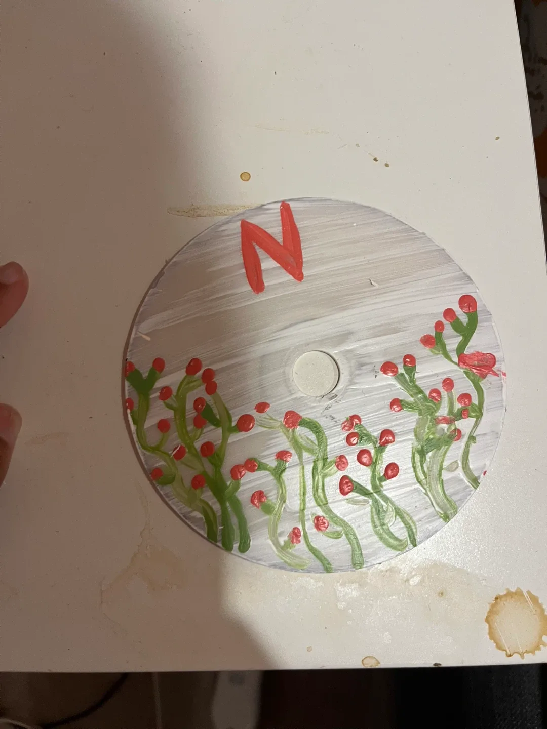 Hand painted CD decor image indicator(2)