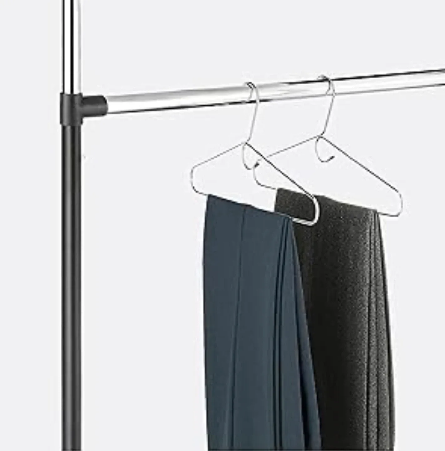 Double Rod Clothing Rack – Adjustable & Sturdy image indicator(7)