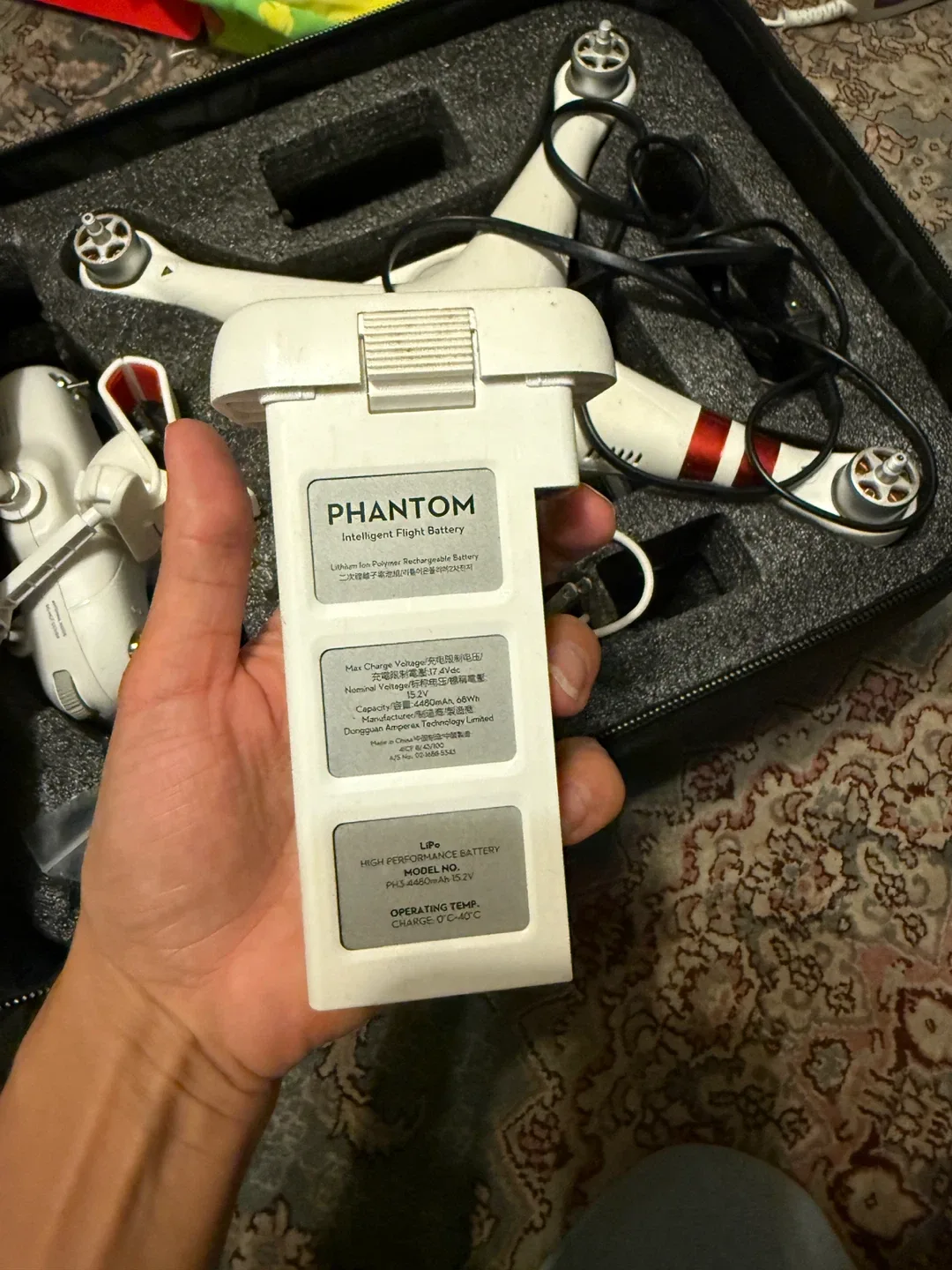 DJI Phantom Drone with Case image indicator(3)