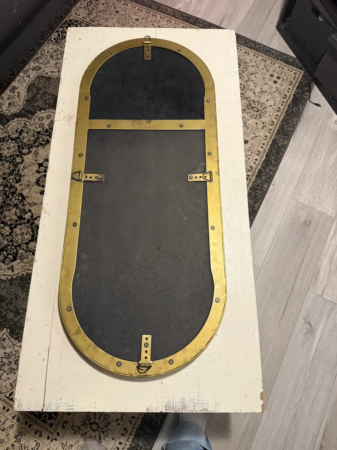 Gold Framed Oval Wall Mirror image indicator(5)