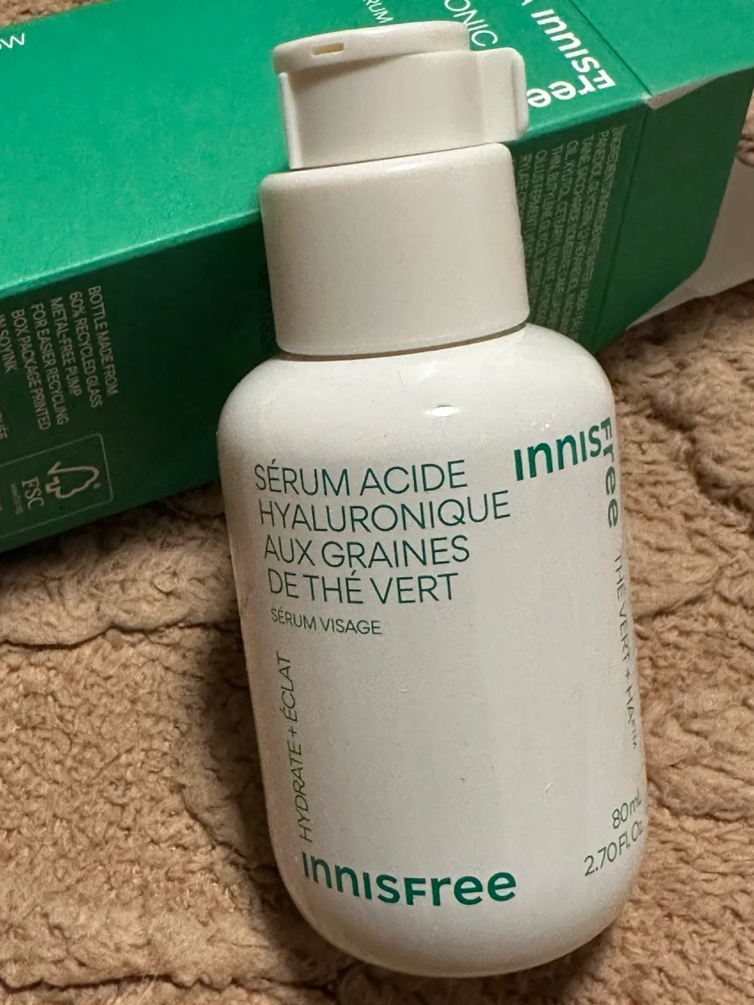 Innisfree Green Tea Seed Hyaluronic Acid Serum 80ml thumbnail
