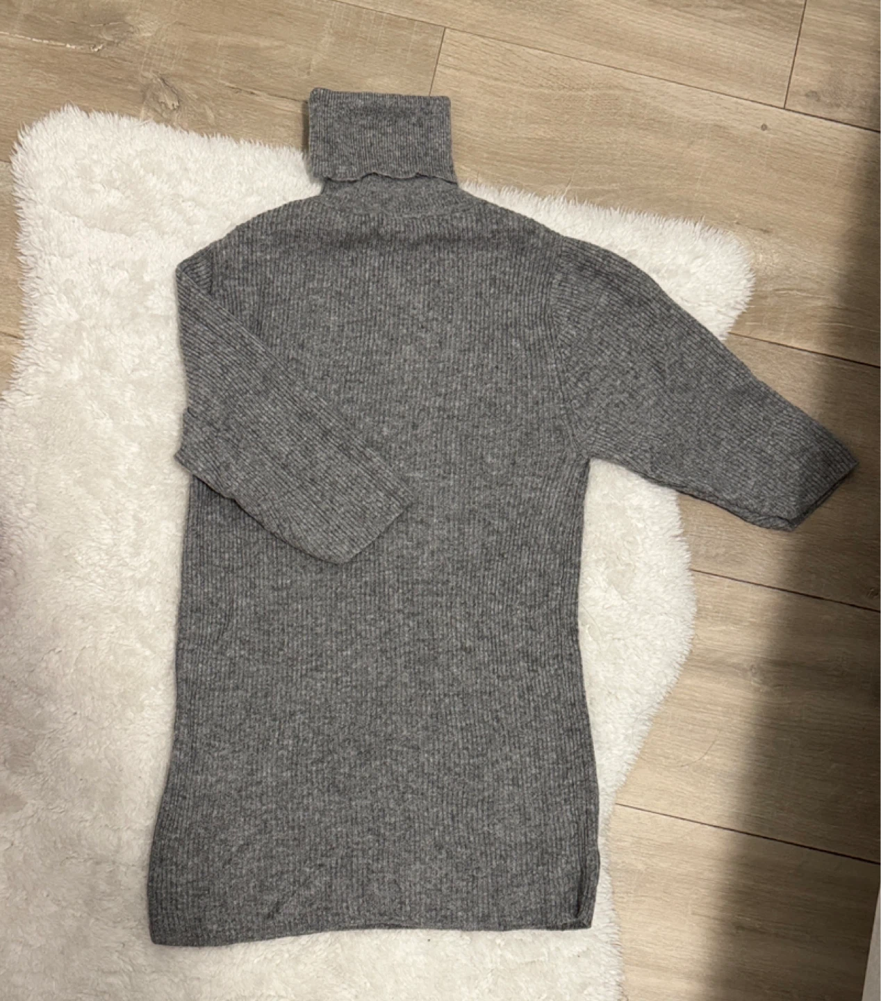 Zara Grey Turtleneck Sweater - Size Small