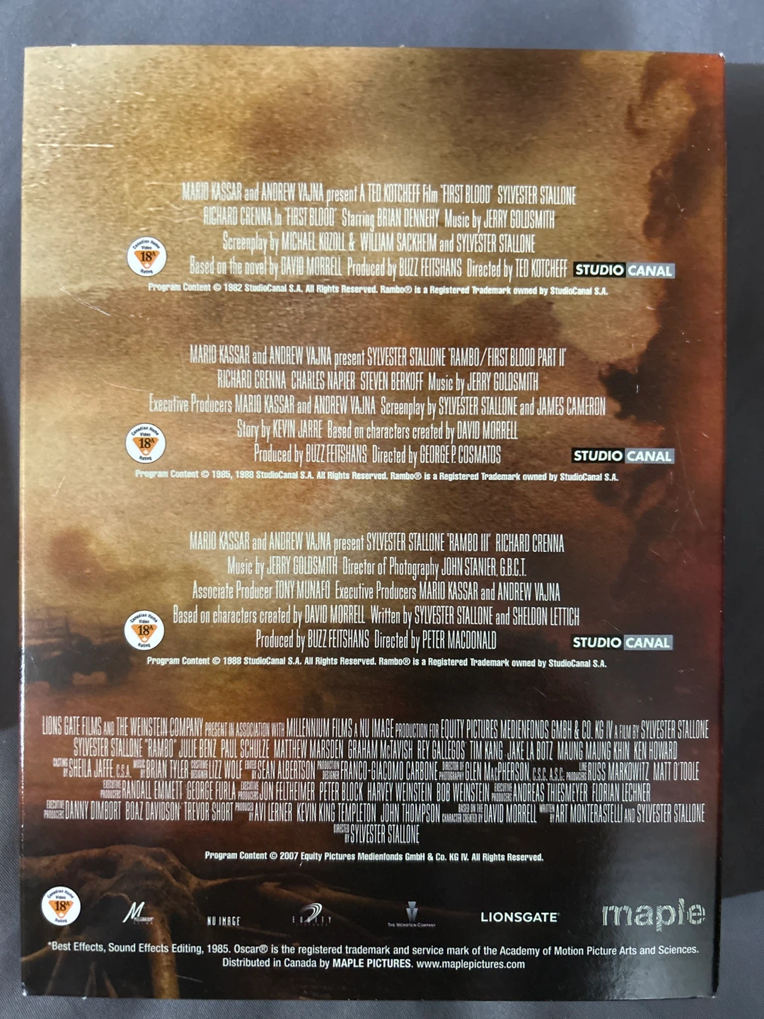 Stallone Rambo: The Complete Collector's Set - photo 3