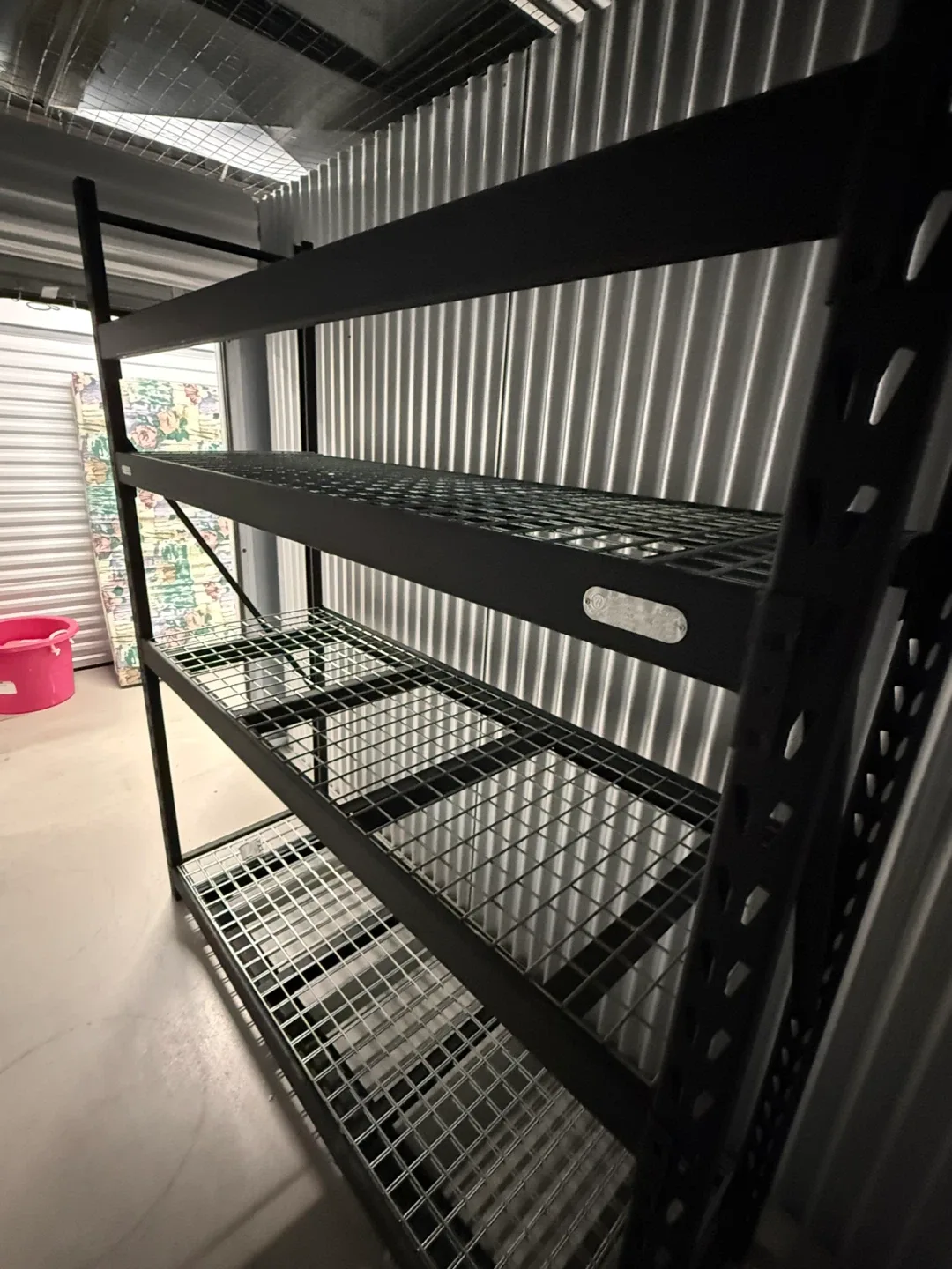 Black Metal Storage Shelving Unit image indicator(2)
