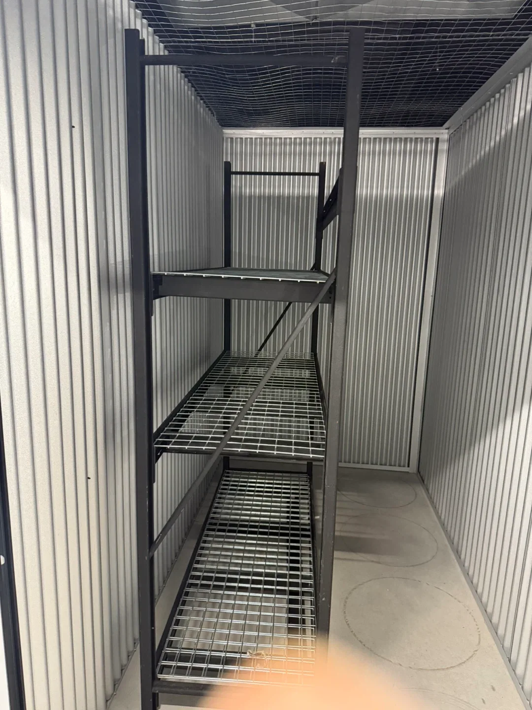 Black Metal Storage Shelving Unit image indicator(3)