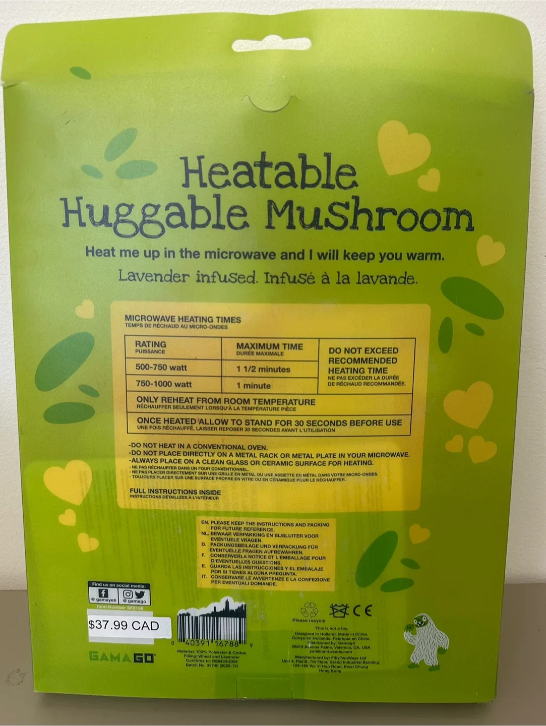 Heatable Huggable Mushroom image indicator(2)