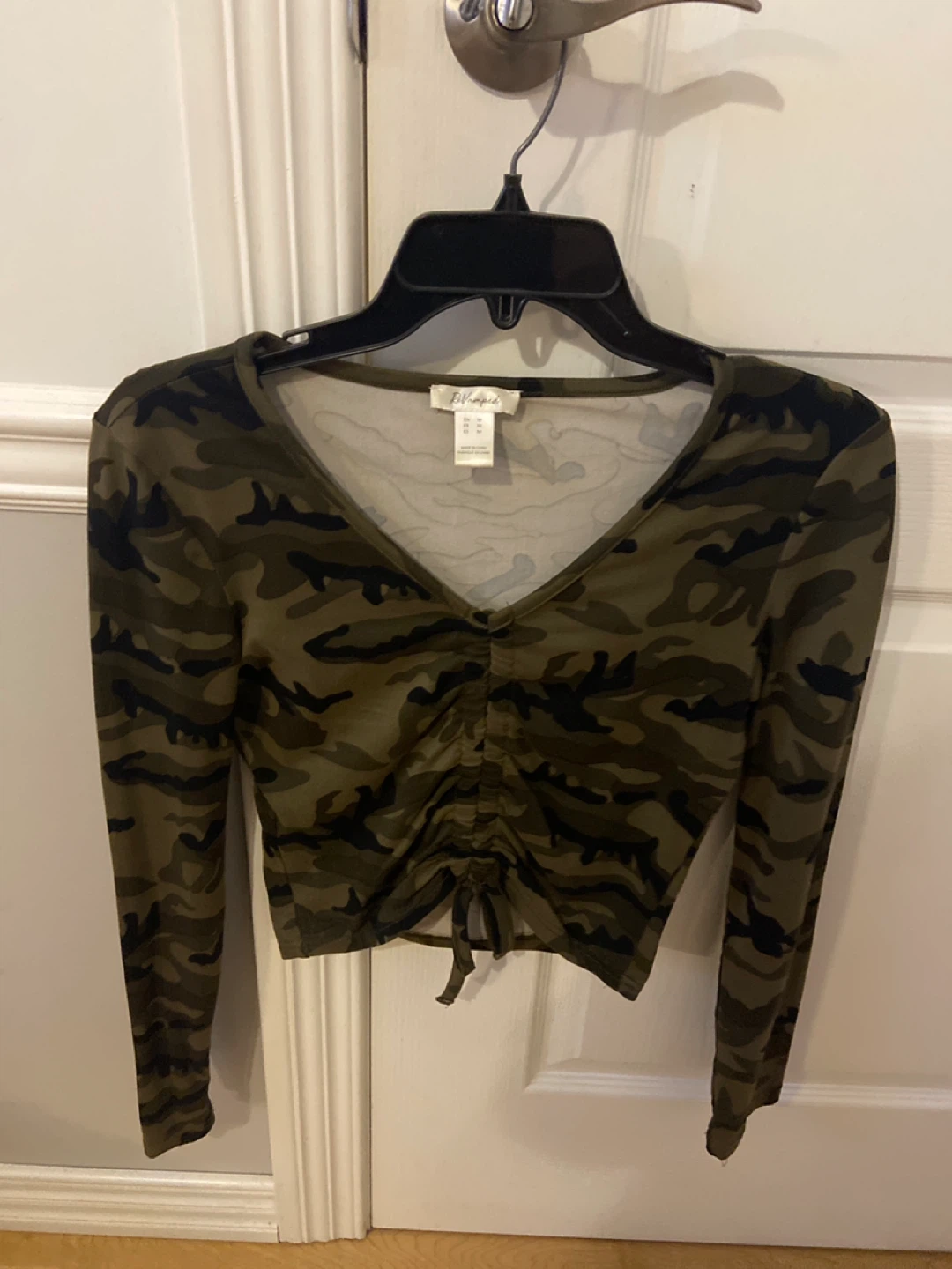 Revamped Camo Long Sleeve Top - Size M