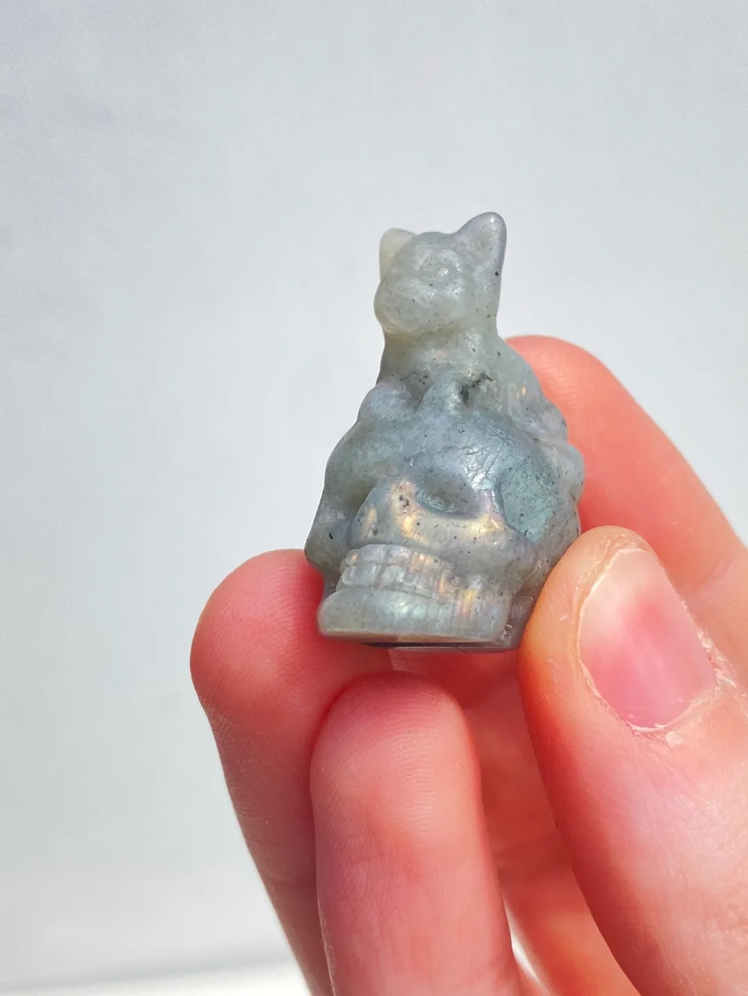Labradorite Kitty Skull image indicator(2)