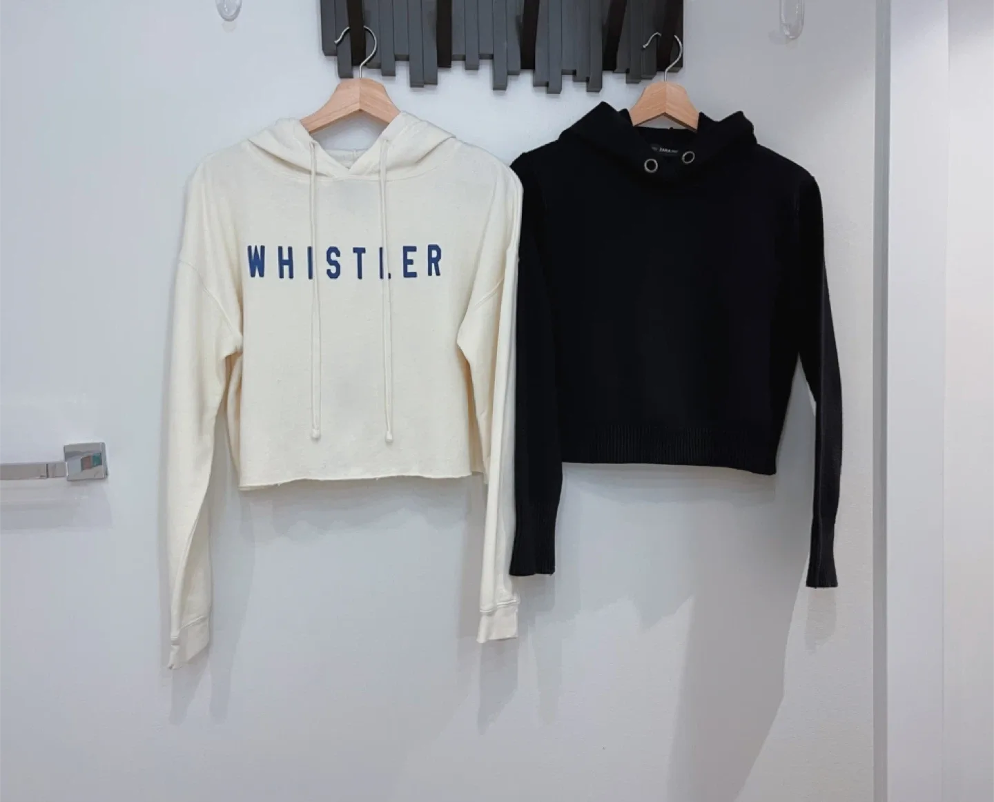 Zara Knit Hoodie & Coastal Culture Fleece Hoodie thumbnail