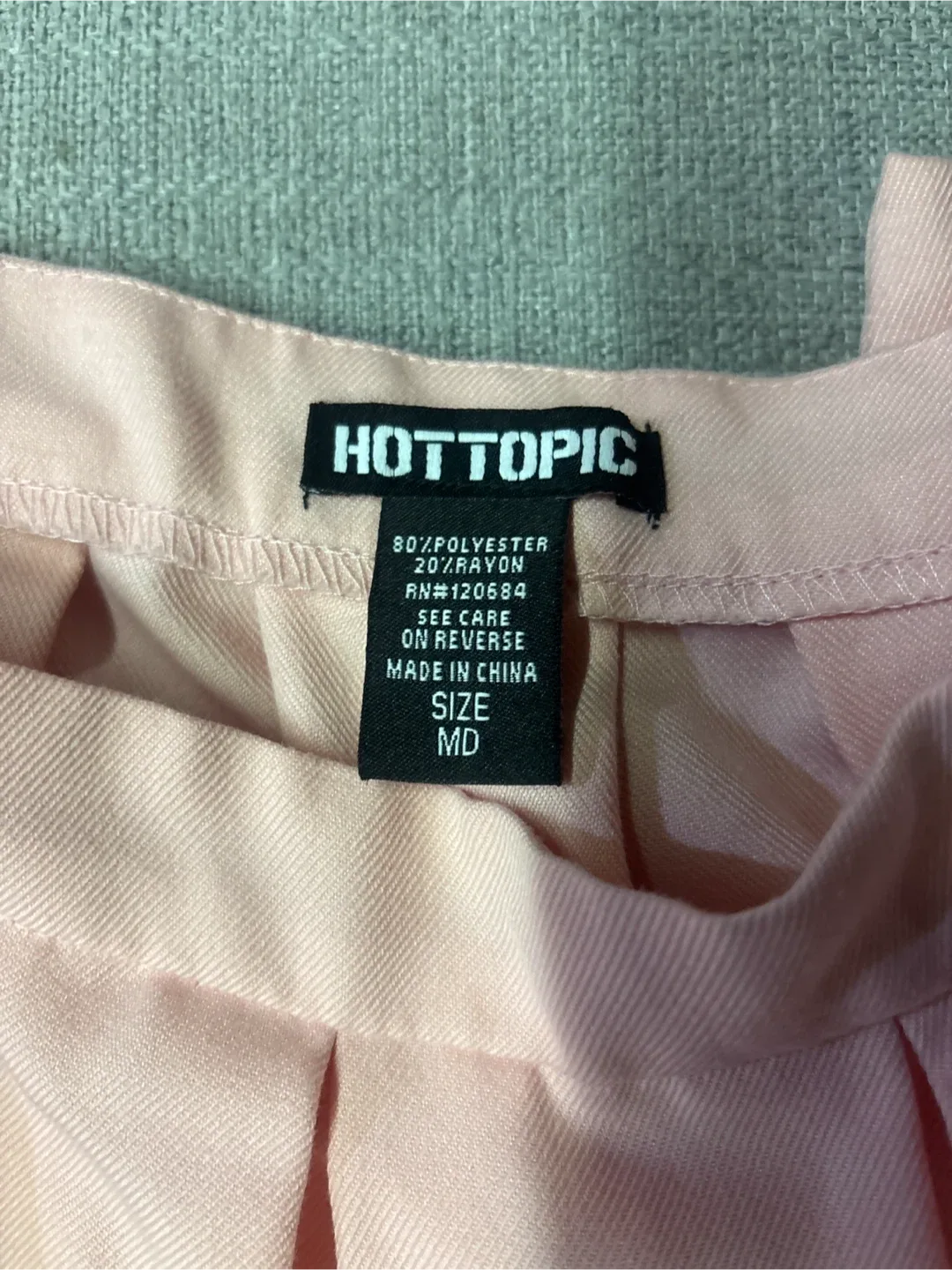 Hot Topic Pink Pleated Skirt - Size MD image indicator(2)