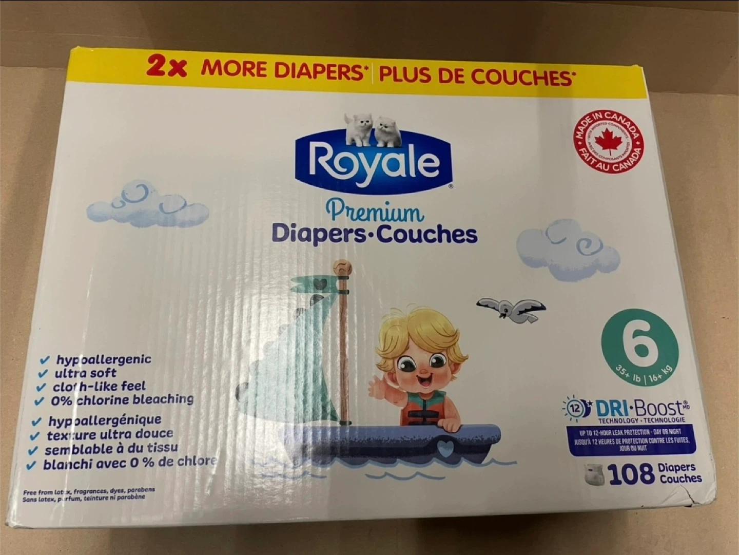 Royale Premium Diapers - Size 6