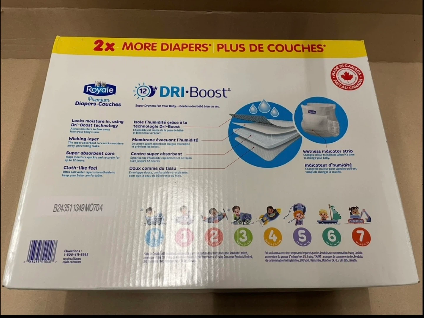 Royale Premium Diapers - Size 6 - photo 2