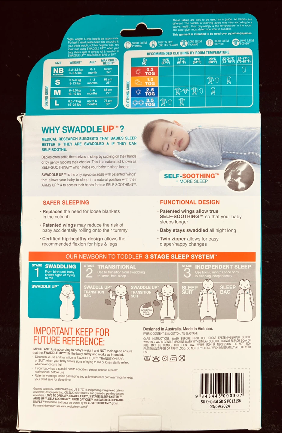 Love To Dream Swaddle UP™ - Size S - photo 4