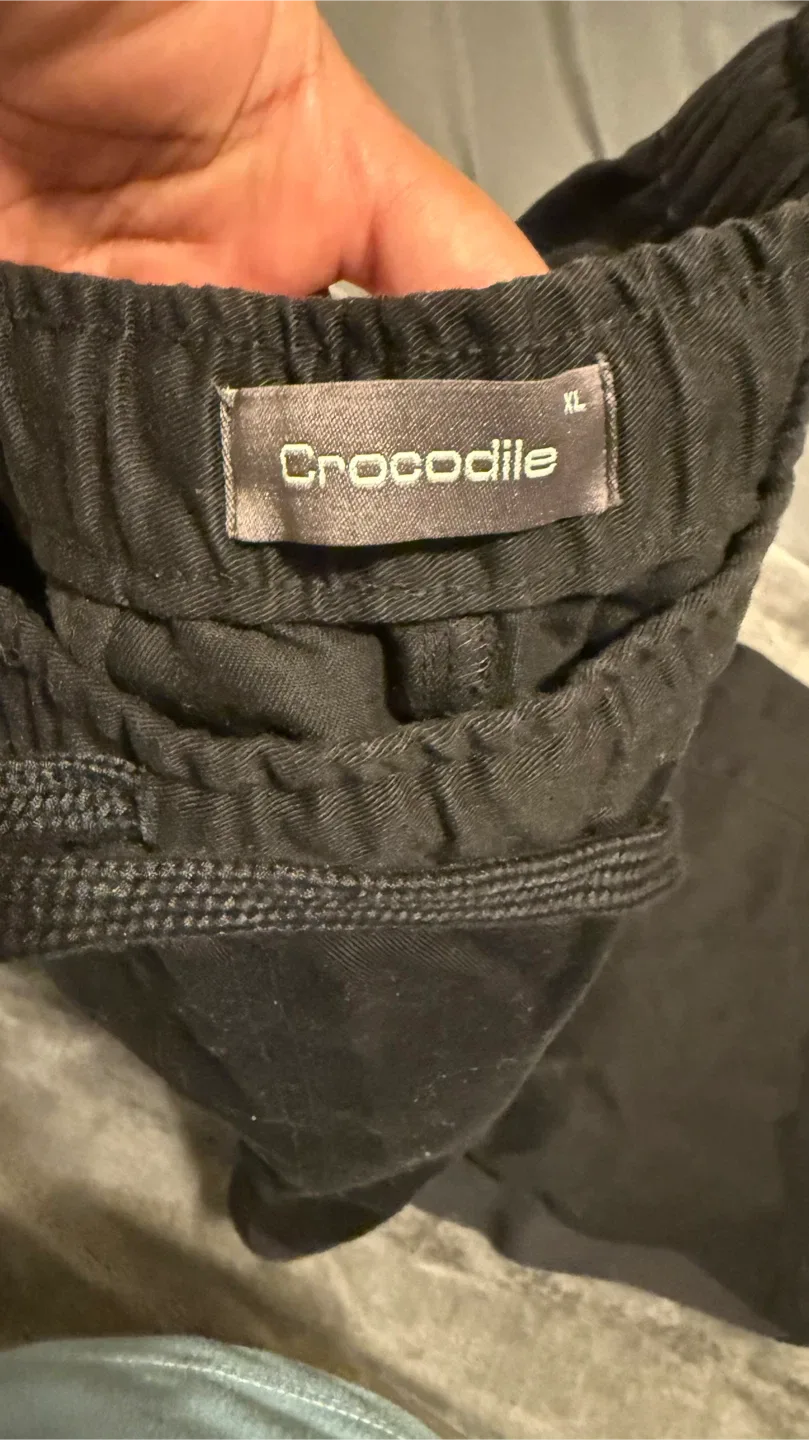 Crocodile Black Pants - Size XL image indicator(2)
