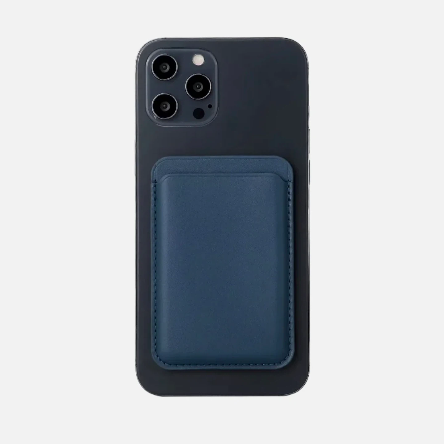 Magnetic Leather Wallet Phone Card Holder - photo 3