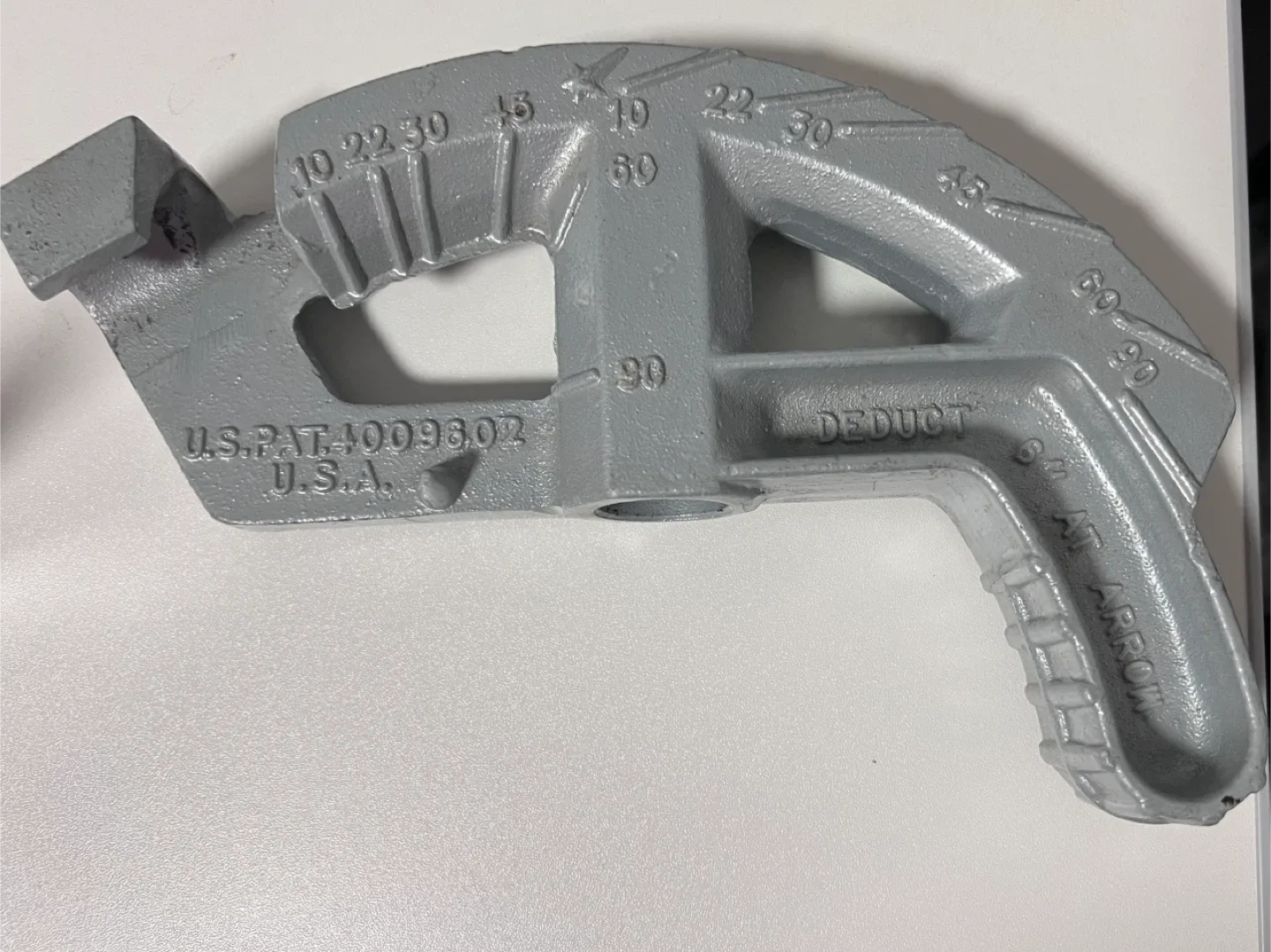 Greenlee 841 Conduit Bender without handle image indicator(2)