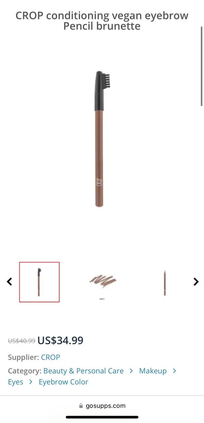 CROP Conditioning Vegan Eyebrow Pencil - photo 2