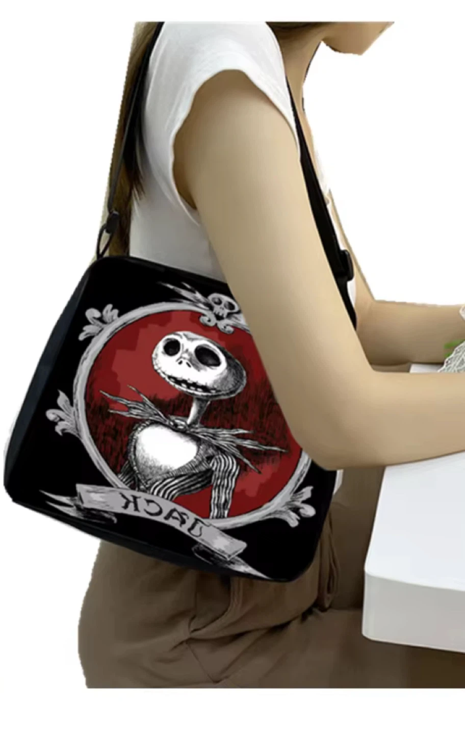 Nightmare Before Christmas Jack Skellington Crossbody Bag - photo 4