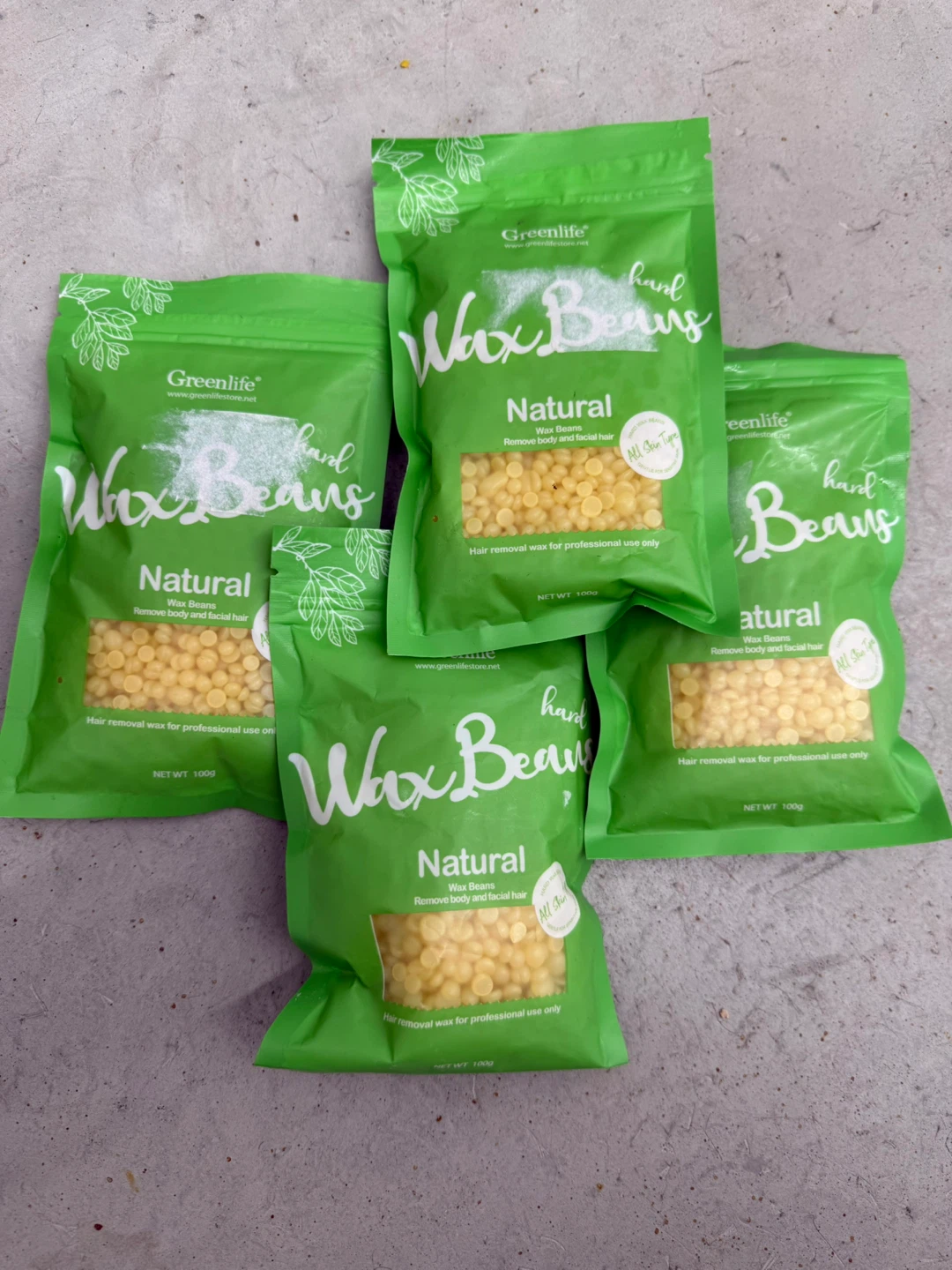 Hard wax beans 100g each- 4 packages (Oakville)
