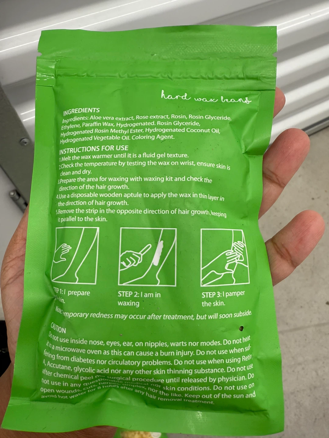 Hard wax beans 100g each- 4 packages (Oakville) - photo 2