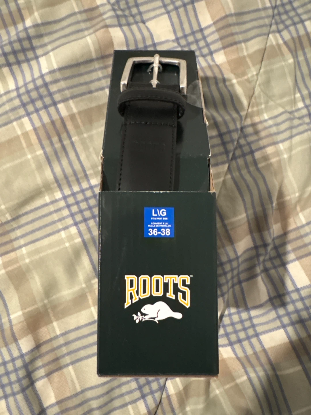 Roots Genuine Leather Belt - Size L/G (36-38) - photo 3