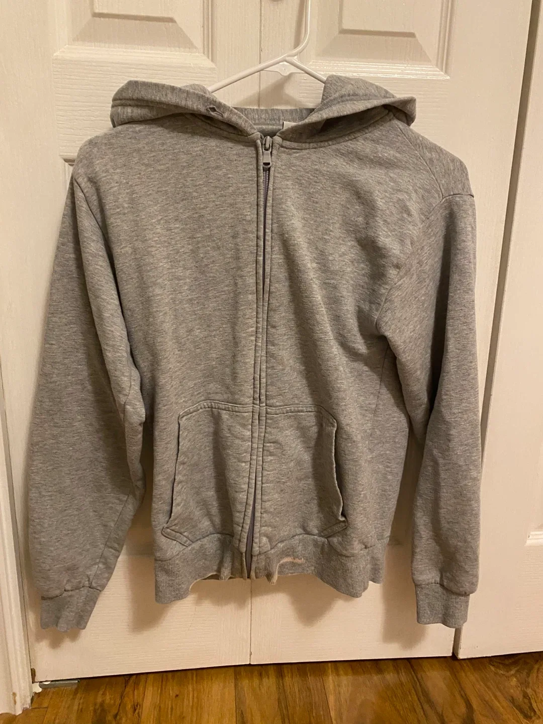 Sunday Best Grey Zip-Up Hoodie - Size 2XS thumbnail