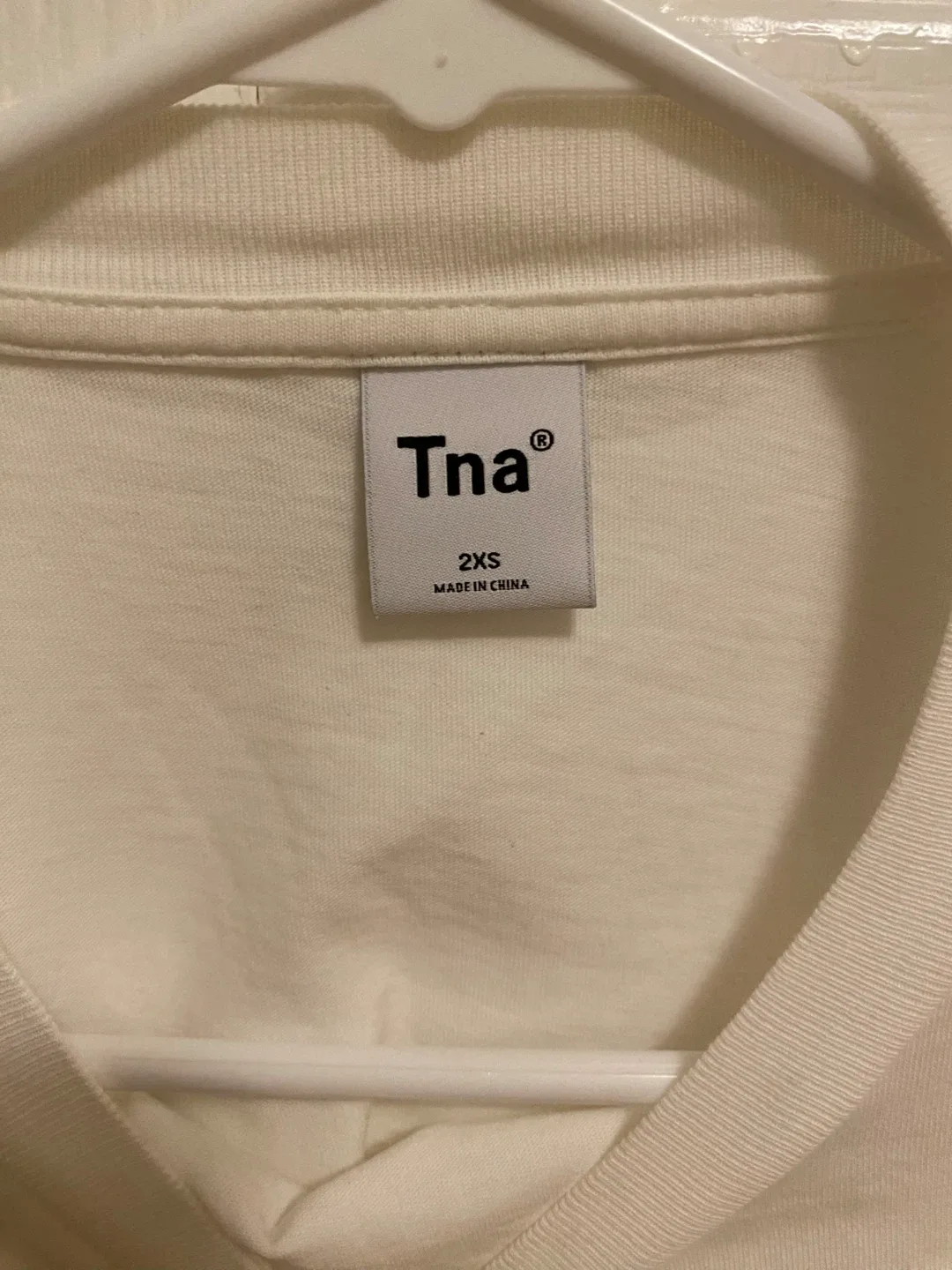 Tna Cream Cropped Long Sleeve - Size 2XS image indicator(3)