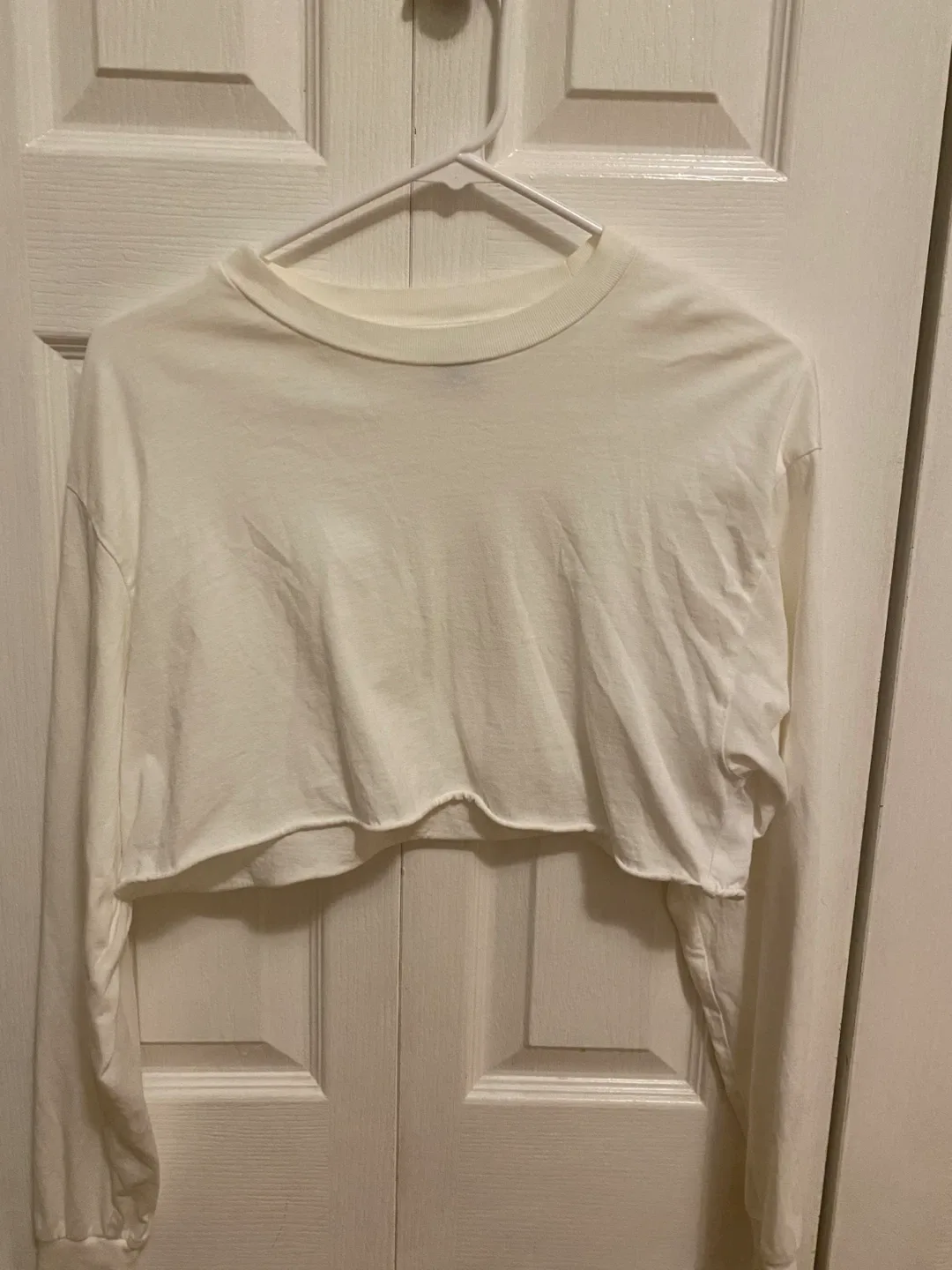 Tna Cream Cropped Long Sleeve - Size 2XS thumbnail