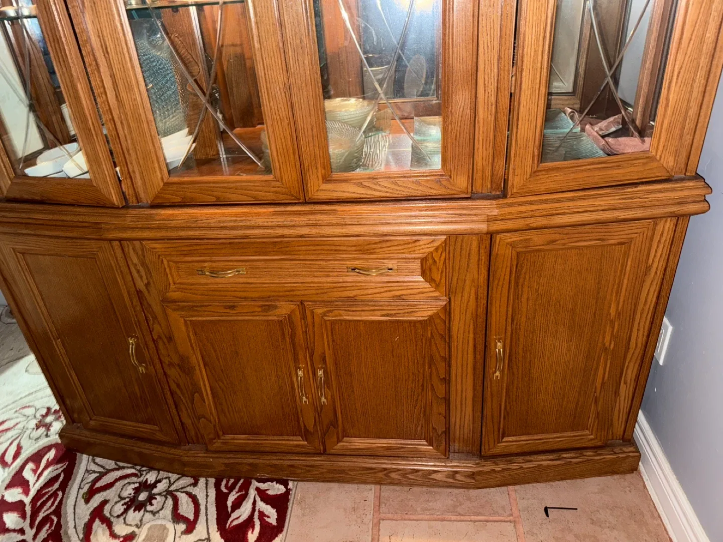 Wooden China Cabinet image indicator(3)