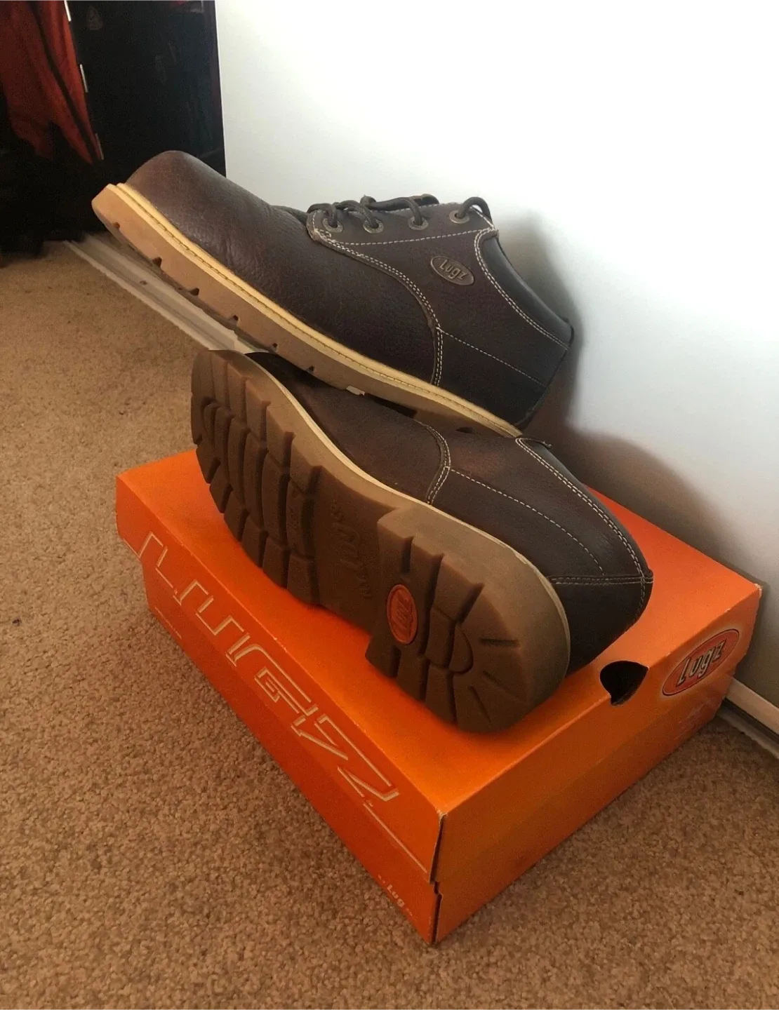 Lugz Men's Drifter Lo Dark Brown Size 9.5 image indicator(2)