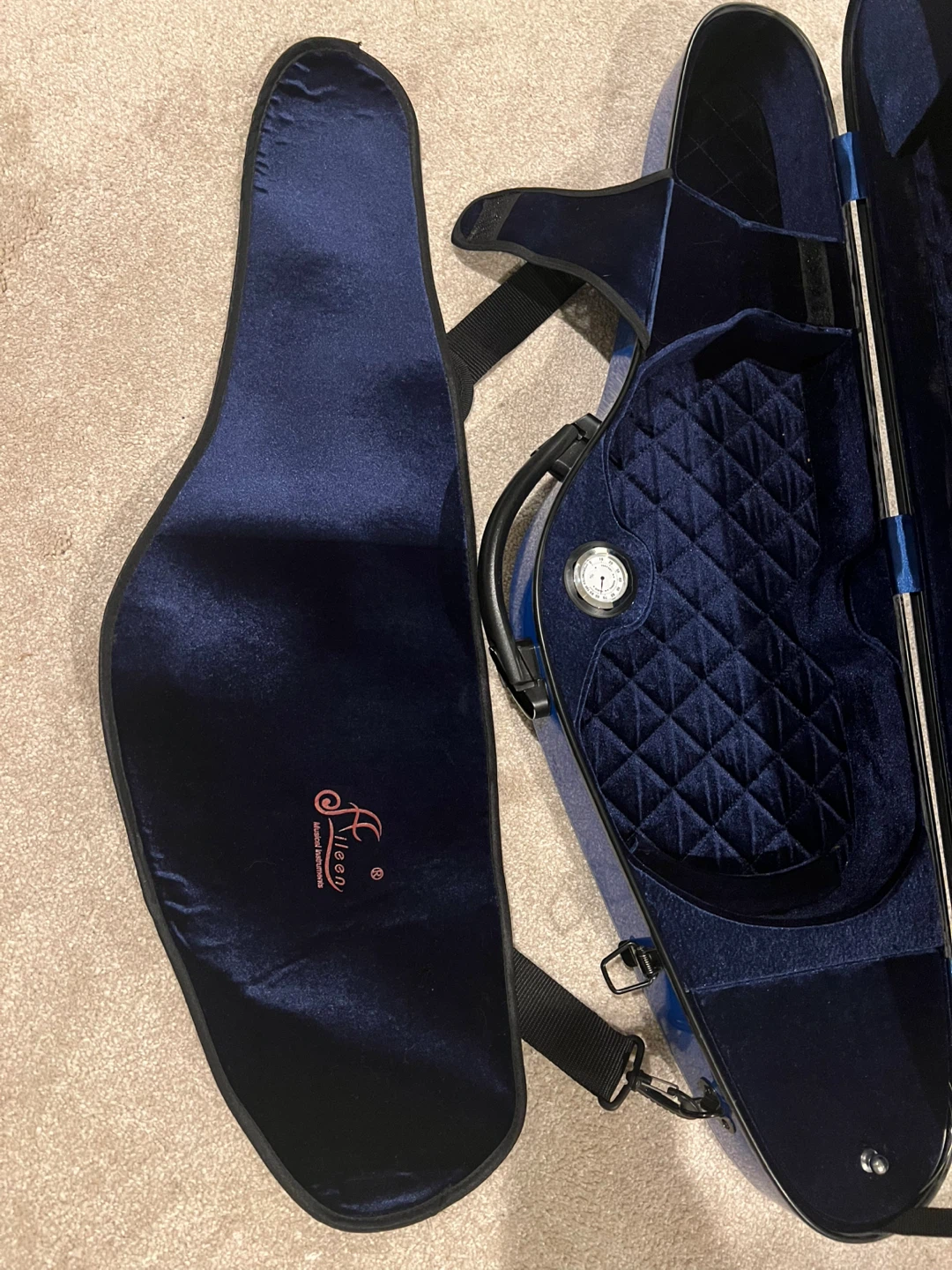 Aileen 4/4 Violin Case - Blue - photo 5