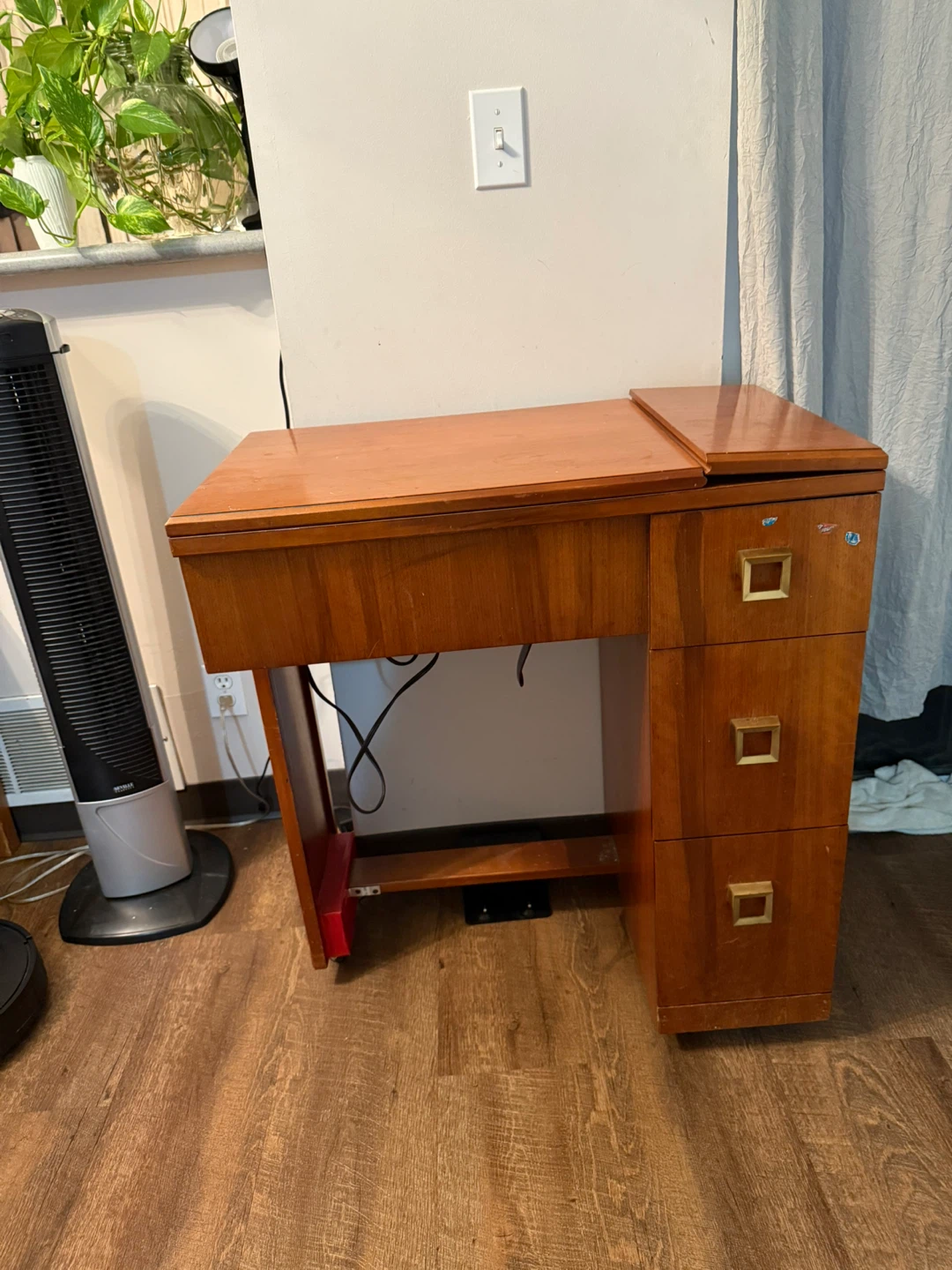 Vintage Morse Sewing Machine with Cabinet - photo 2