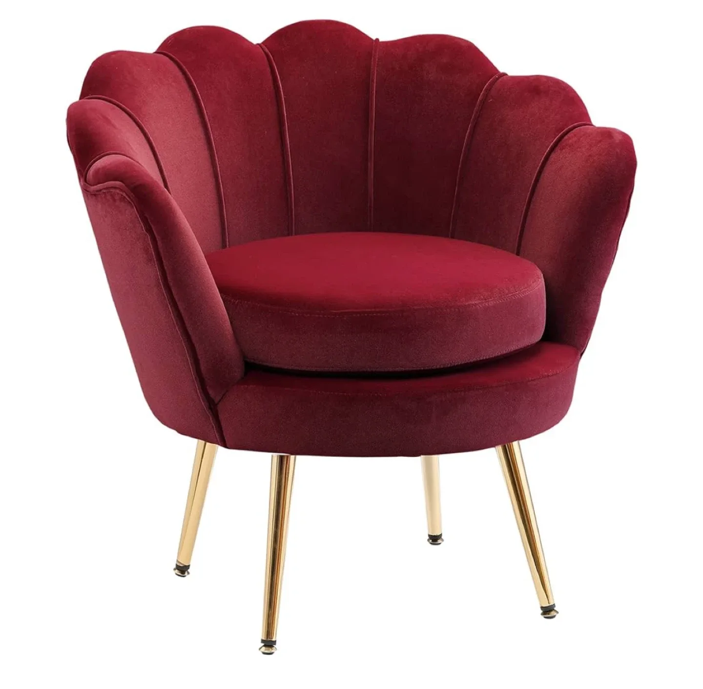 Red Velvet Accent Chair